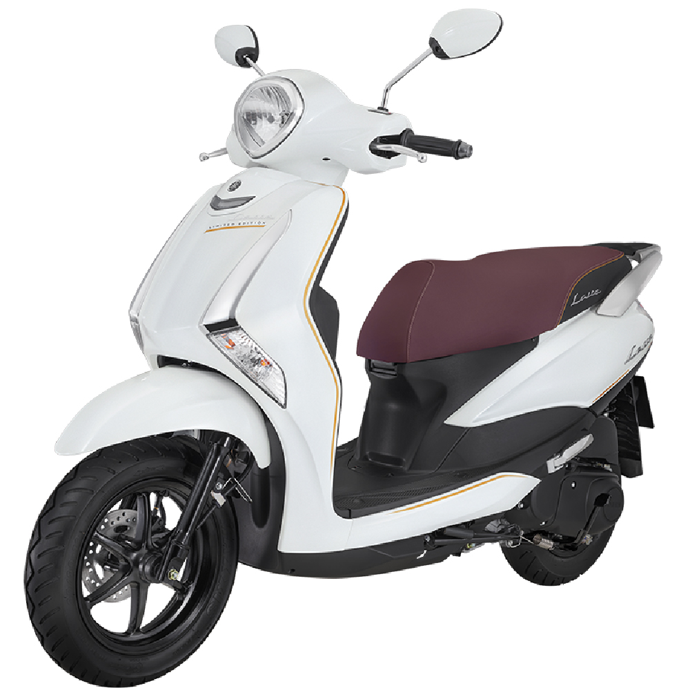 Xe máy Yamaha Latte (Trắng - Đen)